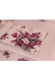 Lenjerie 6 piese, purple flowers, 120x60cm