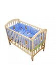 Lenjerie bumbac satinat, Tom si Jery, 5 piese, 120x60 cm