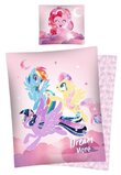 Lenjerie pat, Pony, Dream More, roz , 160x200 cm