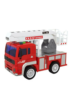 Masinuta de pompieri, Rescue simulation, cu macara, rosie
