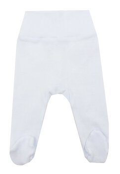 Pantaloni cu botosi, Eli, bumbac, alb