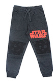 Pantaloni de trening, baieti, 58% bumbac, Star wars, gri inchis