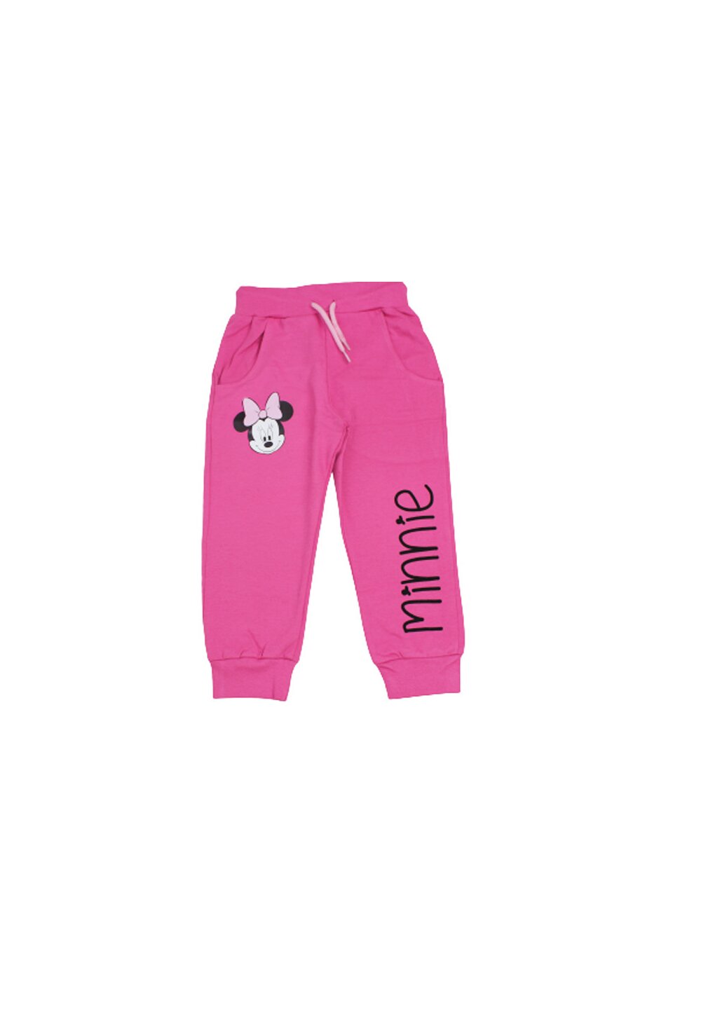 Pantaloni de trening, Minnie cu fundita, roz