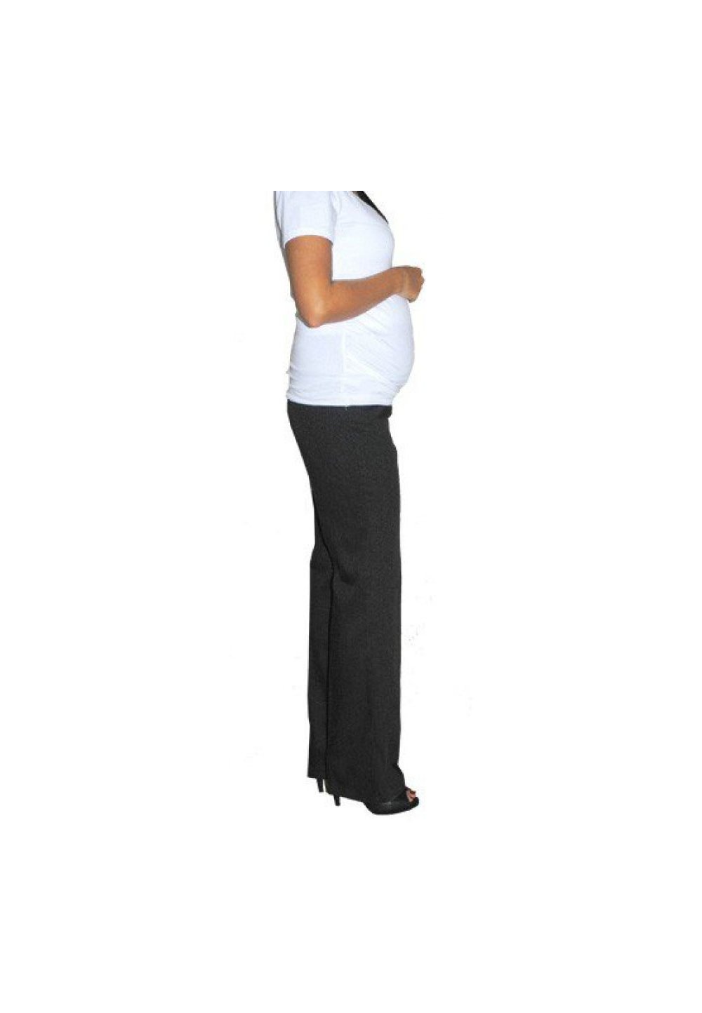 Pantaloni negri, pentru gravide, office Prichindel imagine noua