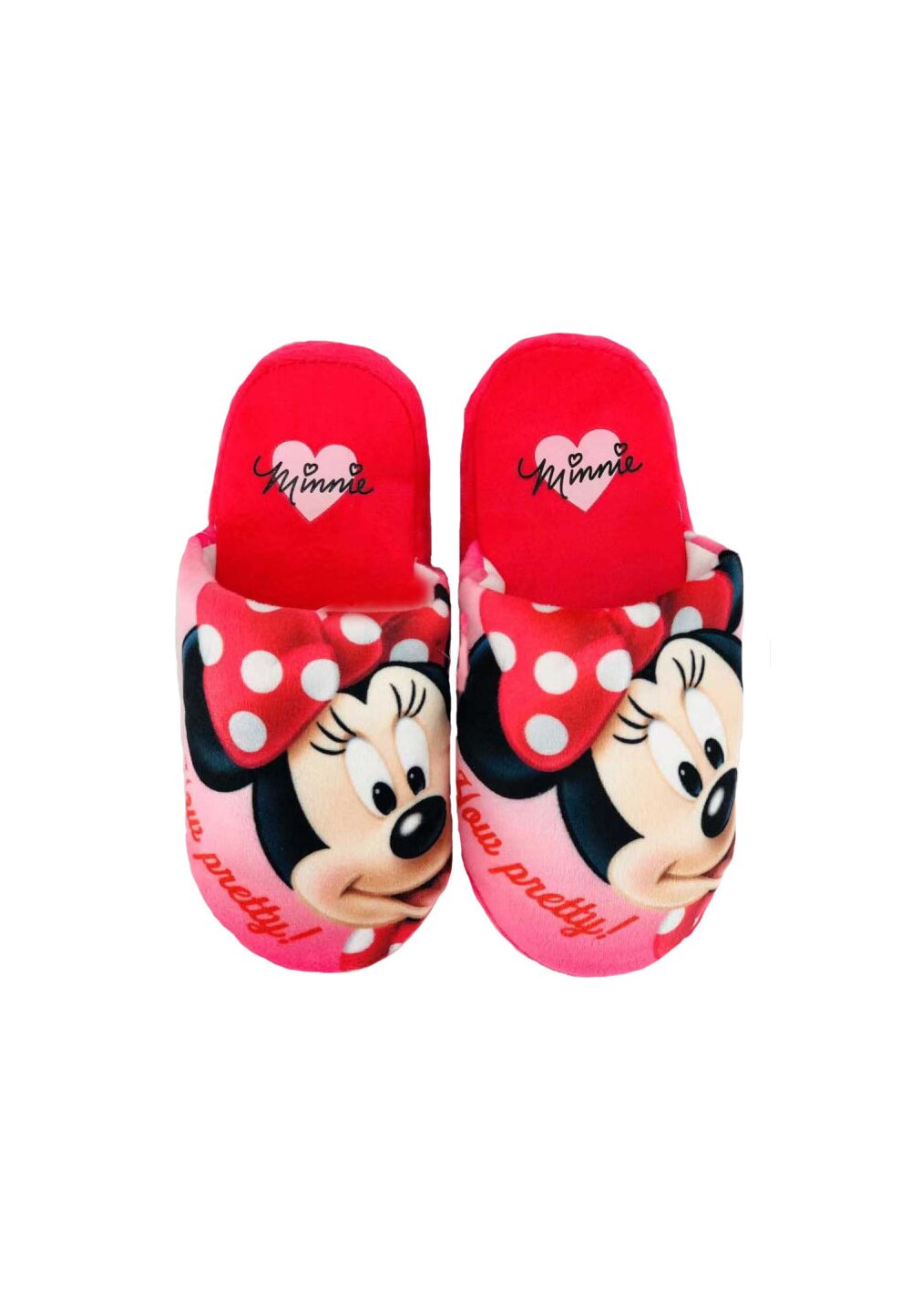 Papuci de casa, Minnie Mouse, How pretty, roz DISNEY