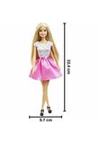 Papusa Barbie cu accesorii de par, multicolor
