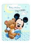 Paturica Baby Mickey, albastru, 75x100cm