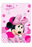 Paturica Baby Minnie, roz, 75x100cm
