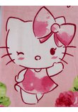 Paturica, Hello Kitty, roz, 75x100cm