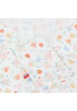 Paturica muselina, Maxi, floricele roz, 120x160 cm, alb