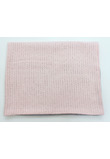 Paturica tricotata, Anna, verso bumbac, roz, 100x80 cm