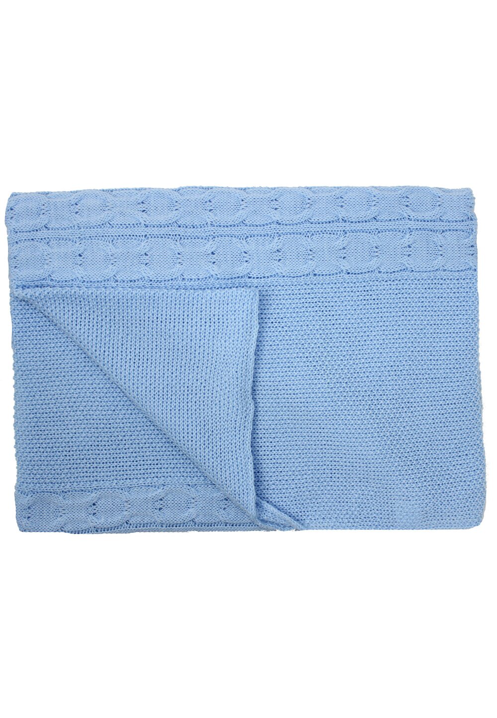Paturica tricotata, Eva, albastra, 90x90cm Prichindel