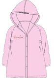 Pelerina fete de ploaie, PVC, Princess, roz