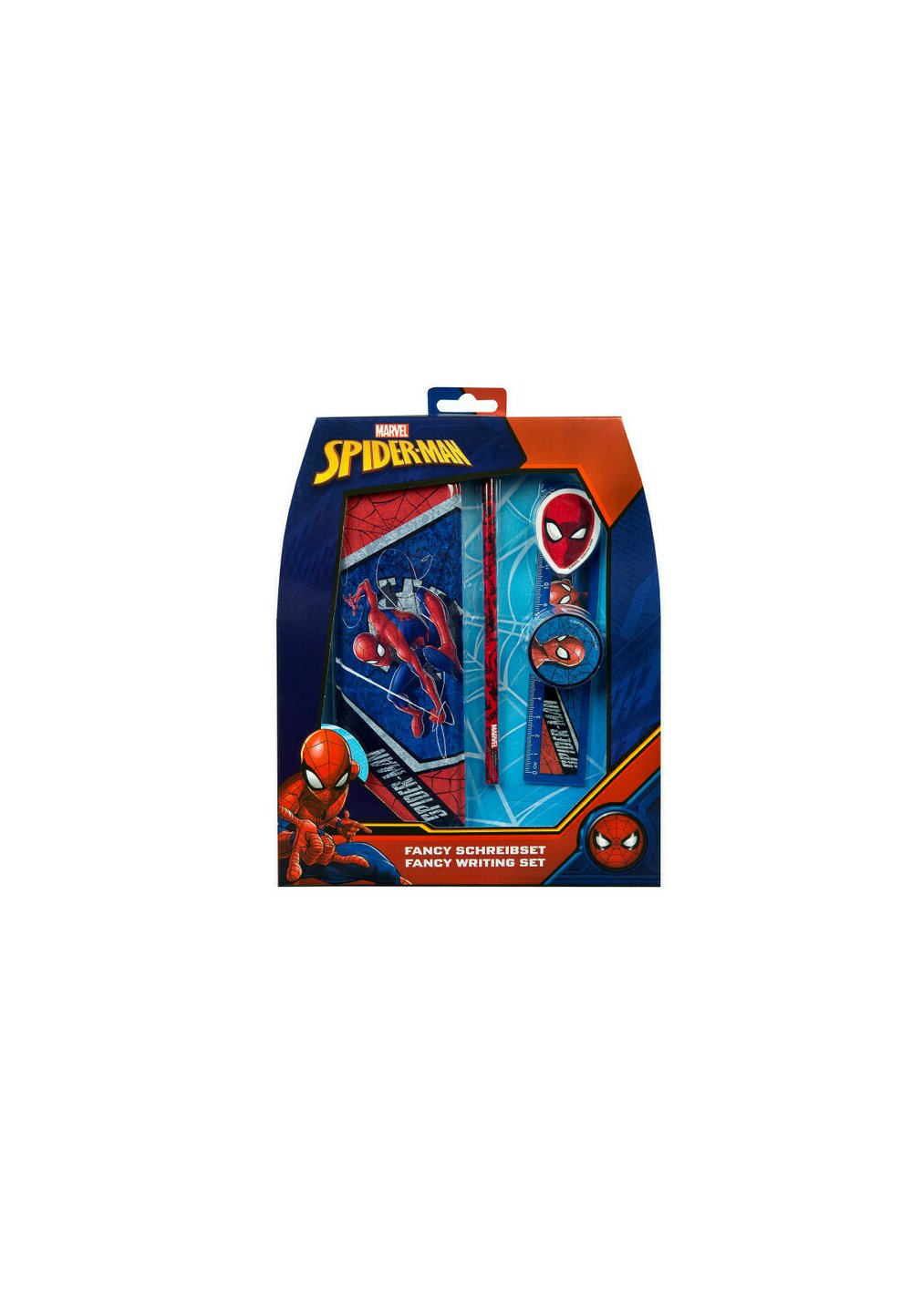 Penar metalic, Spider Man cu accesorii, bluemarin DISNEY