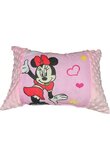 Perna, Minnie si Mickey, minky roz deschis, 30x40 cm