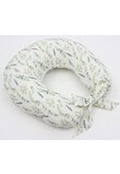 Perna pentru alaptat, Flori de eucalipt, cu husa detasabila, multicolor