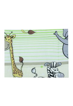 Perna slim, bumbac, Safari verde, multicolor, 37 x 28 cm