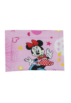 Perna slim, Minnie si Mickey, cu stelute, roz, 37 x 28 cm
