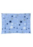 Perna slim, albastra cu stelute, 37x28cm