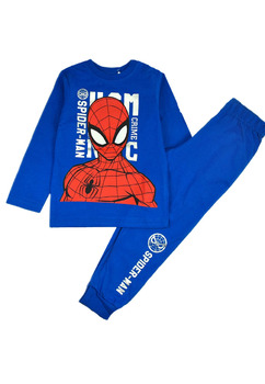 Pijama baieti, bumbac, Spider-Man UCM, albastru