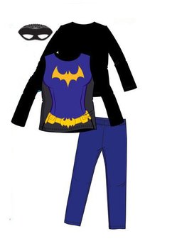 Pijama Batgirl, albastra