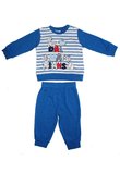Pijama bebe, Dalmatieni, albastra