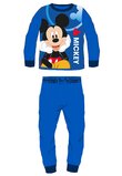 Pijama din pluss, poliester, Mickey Mouse, albastra