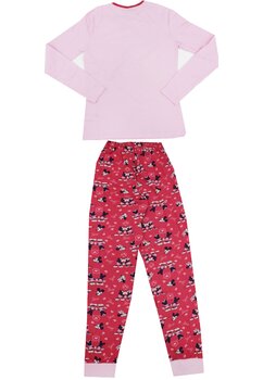 Pijama femei, bumbac, Minnie Love Mickey, roz