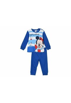 Pijama maneca lunga, bebe Mickey, albastra