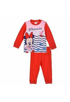 Pijama maneca lunga, bebe Minnie, rosie