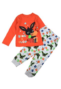 Pijama ML, bumbac, Bing and Flop, portocalie