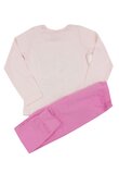 Pijama ML, bumbac, cu imprimeu, Skye, roz