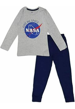 Pijama fete, Nasa Give me space, gri
