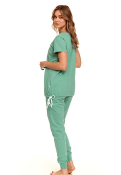 Pijama pentru alaptat, The Best Mom in the world, verde