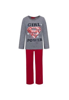 Pijama, Super girl, gri