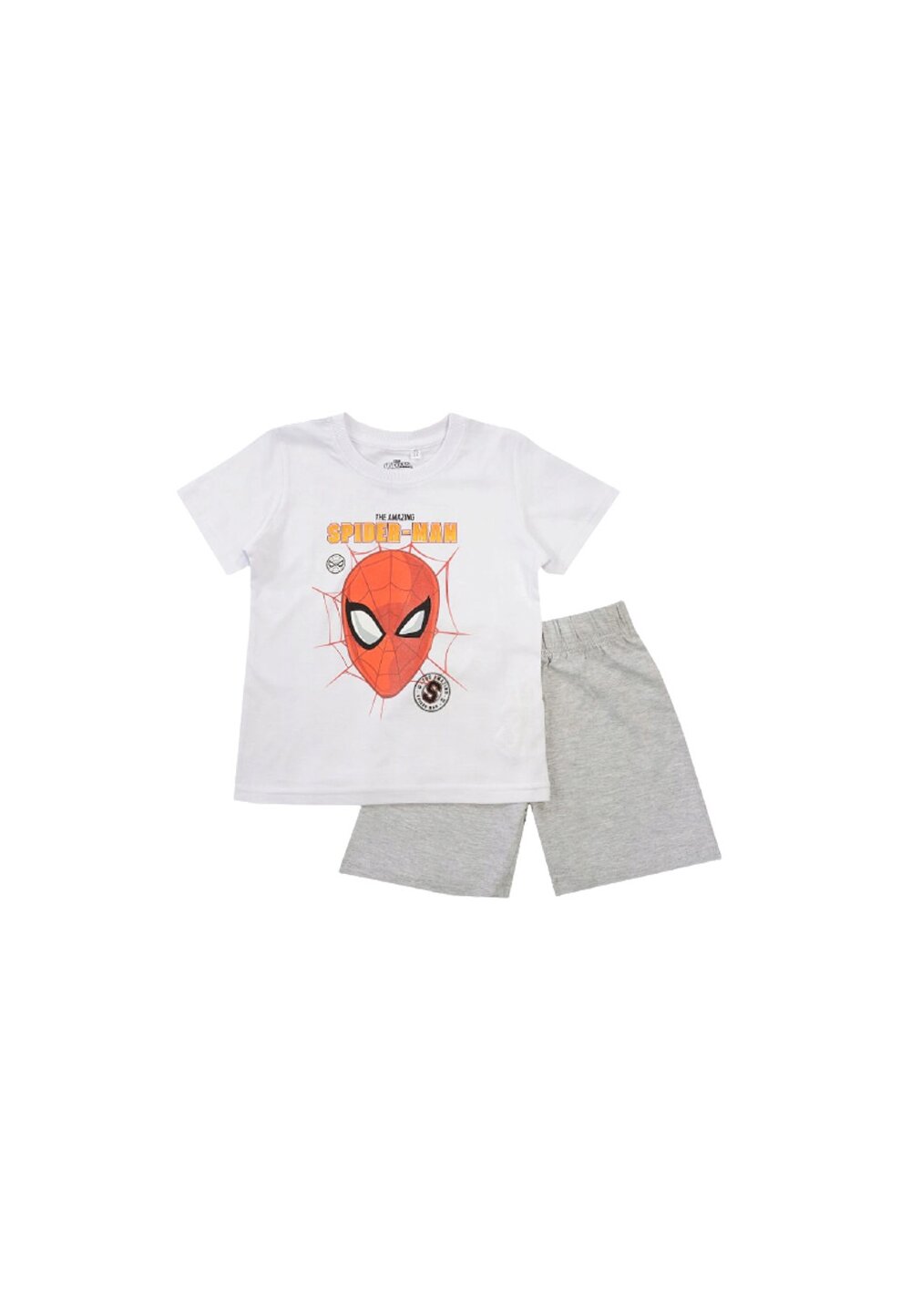 Pijama vara, Spiderman, The amazing, alb cu gri DISNEY