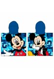 Poncho, Mickey Mouse, albastru, 55x110cm