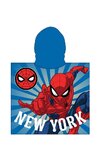 Poncho, Spider Man, New York, albastru, 55 x 110 cm