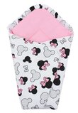 Port bebe multifunctional, Fundite roz, bumbac, multicolor, 75x75cm