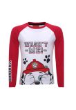 Bluza maneca lunga, bumbac, Wasnt Me Marshall, rosie