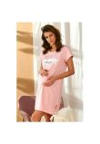 Camasa pentru alaptat, Happy Mommy, roz deschis
