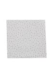 Cearceaf Prichindel, patut 120x60 cm, alb cu stelute gri