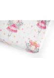 Cearceaf Prichindel, patut 120x60 cm, Printesa Fluture