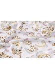 Cearceaf Prichindel, patut, Caprioara bambi si prietenii, roz, 140x70 cm