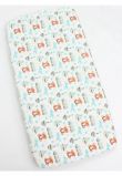Cearceaf Prichindel, patut, Ursulet si trenulet, multicolor, 140x70 cm