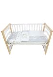 Lenjerie 3 piese, Prichindel, Ursulet sir gri,120x60cm