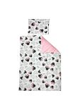 Lenjerie 4 piese, Prichindel, Minnie, roz, 120x60cm