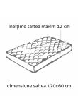 Lenjerie 4 piese, Prichindel, Minnie, roz, 120x60cm