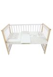 Lenjerie 5 piese, Prichindel, Ursulet sir crem,140x70cm