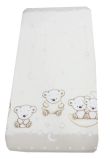 Lenjerie 5 piese, Prichindel, Ursulet sir crem,140x70cm